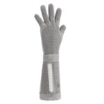 1332-15CM-Five Finger Glove with Extended Cuff Textile Strap