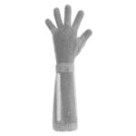 1332-19CM Five Finger Glove with Extended Cuff Textile Strap