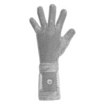 1332 Five Finger Glove with Extended Cuff Textile Strap